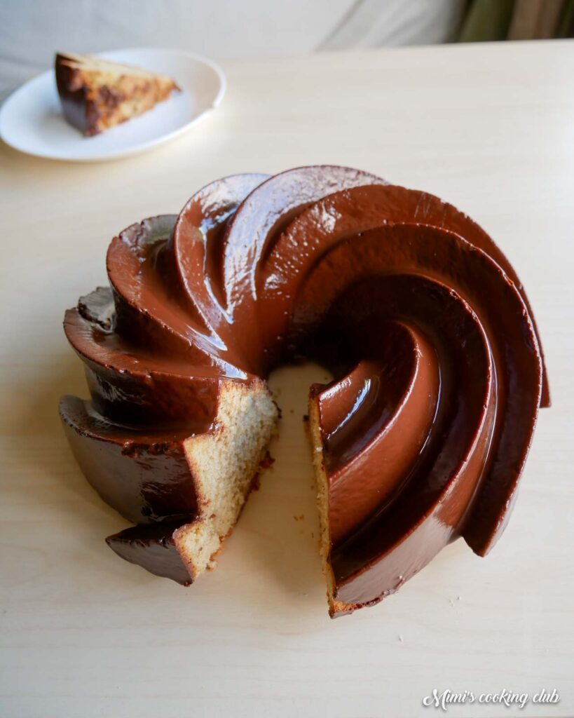 bundt cake chocolat banane Michalak