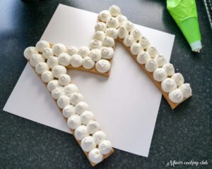 number cake letter cake cream tart